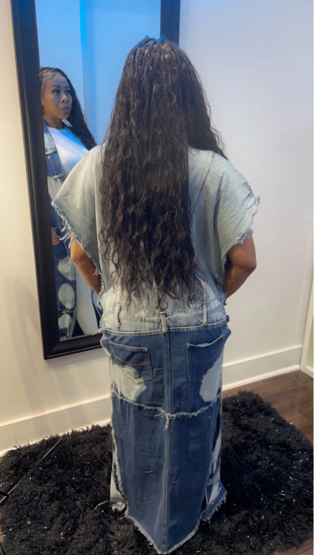 Asia Denim Cardigan