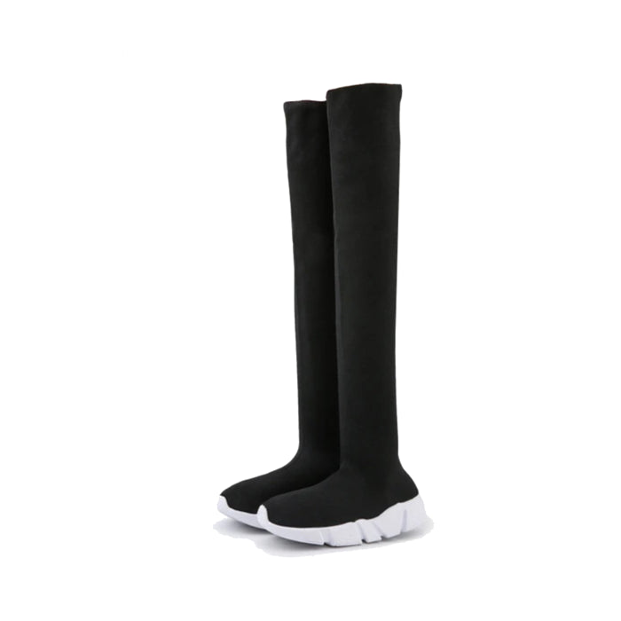 Kela Black Sock Boots