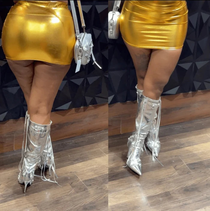 Missy Metallic Skirt