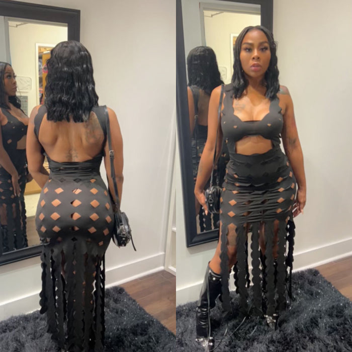 No Secret Black Dress