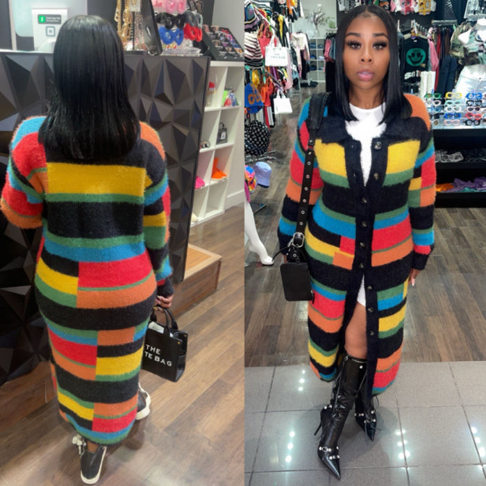 `Rainbow Cardigan