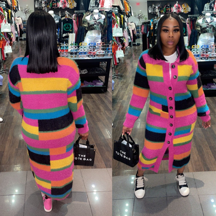 `Rainbow Cardigan
