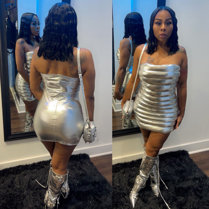 Stacy Metallic Dress