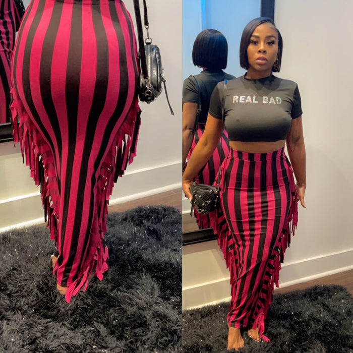 Tae-Tae Stripe Skirts