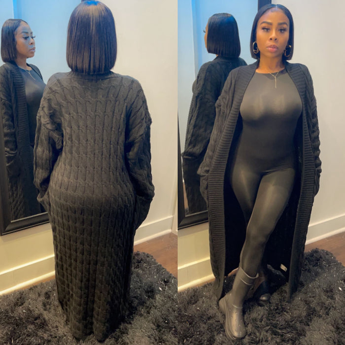 Tiara Long Cardigan