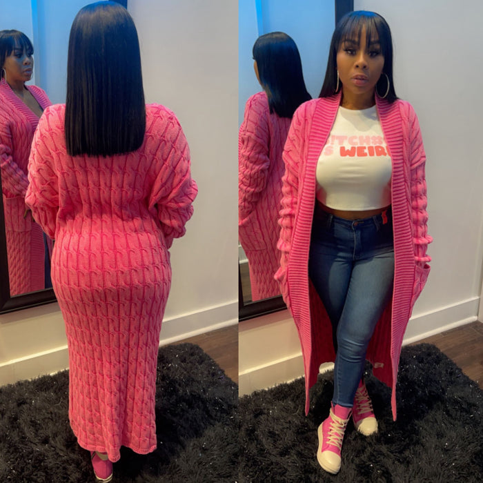 Tiara Long Cardigan