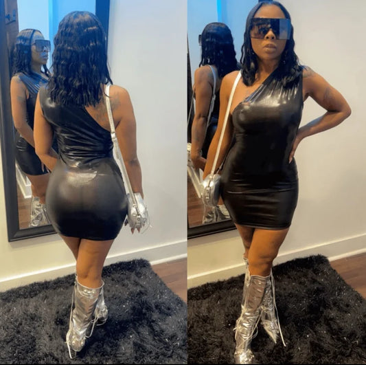 Alyssa Metallic Dress
