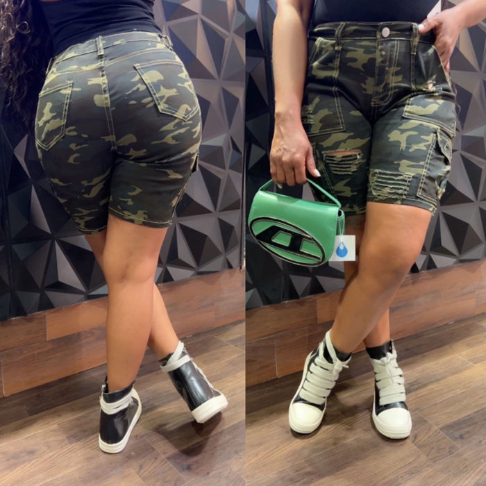 Celia Fatigue Shorts