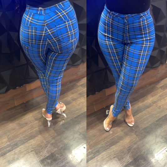 Diana Plaid Pants