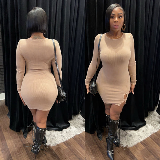 Linda Beige Dress