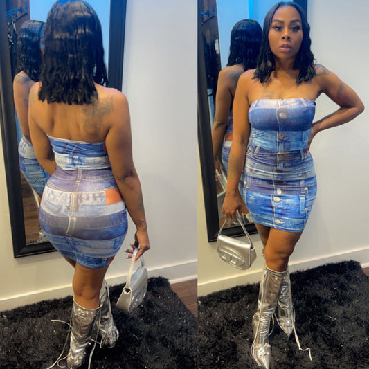 Melina Denim Dress