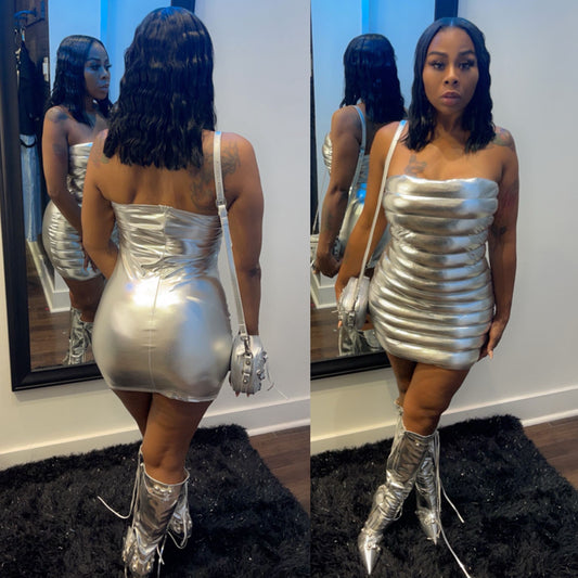 Stacy Metallic Dress