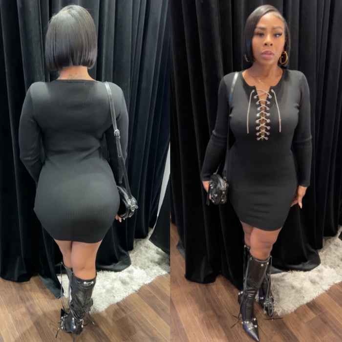 Xenia Glitter String Dress