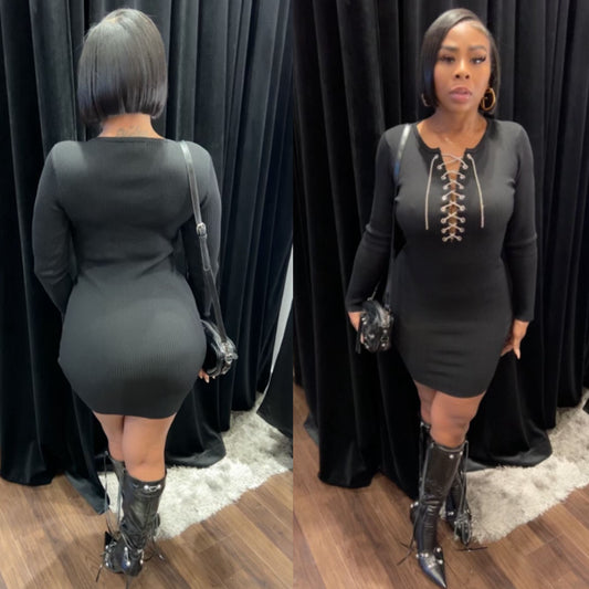 Xenia Glitter String Dress